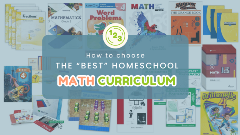 How to Choose the "Best" Homeschool Math Curriculum