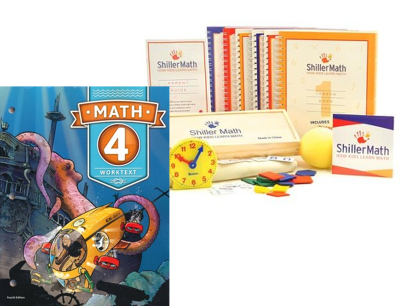 homeschool math curriculum K-8 