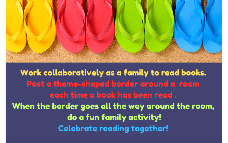 Help for struggling readers - work collaboratively as a family to read books, and celebrate reading together!