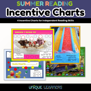 Summer Reading Incentive Charts Cover Image
