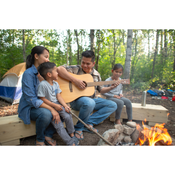 A family camping as a summer homeschool unit study can be a great way to learn about many things in nature.