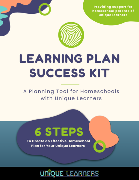 Unique Learners Leaning Plan Success Kit Cover