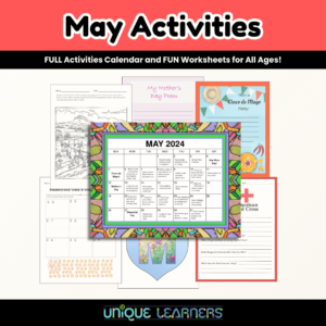 May Activities Homeschool Calendar Cover Image