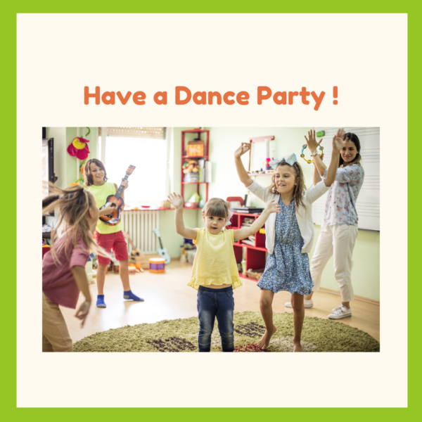 For summer fun, have a dance party.