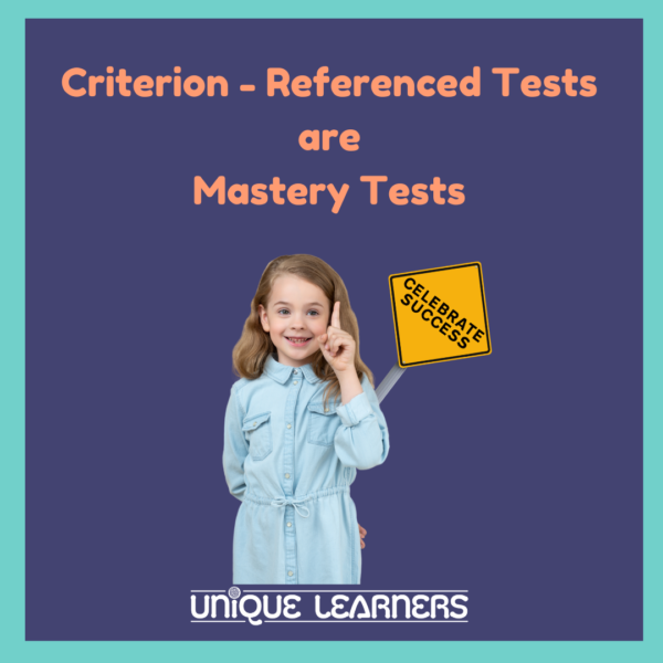 homeschool diagnostic assessment criterion - referenced tests are mastery tests.