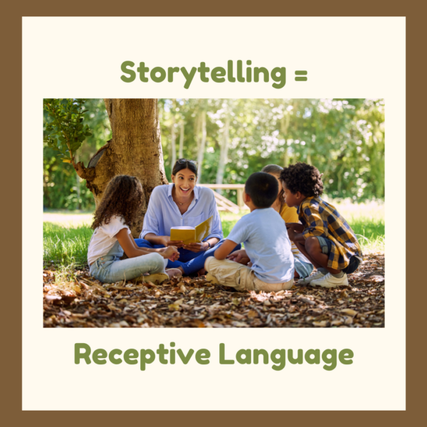 Language Skills: Storytelling = Receptive Language