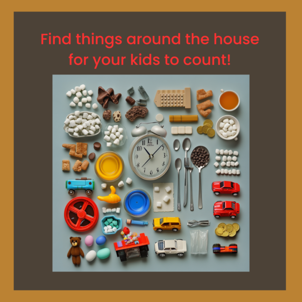 Hands On Activities for Elementary Math: Count everyday household objects