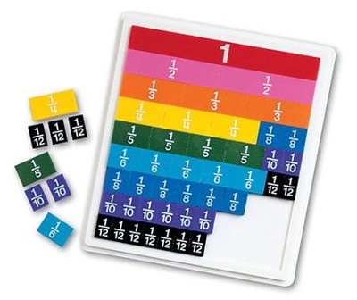 Hands On Activities for Elementary Math: Rainbow Fraction Tiles