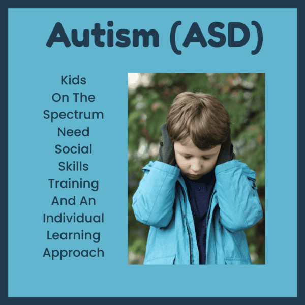 Kids on the Autism spectrum need social skills training and an individual learning approach.